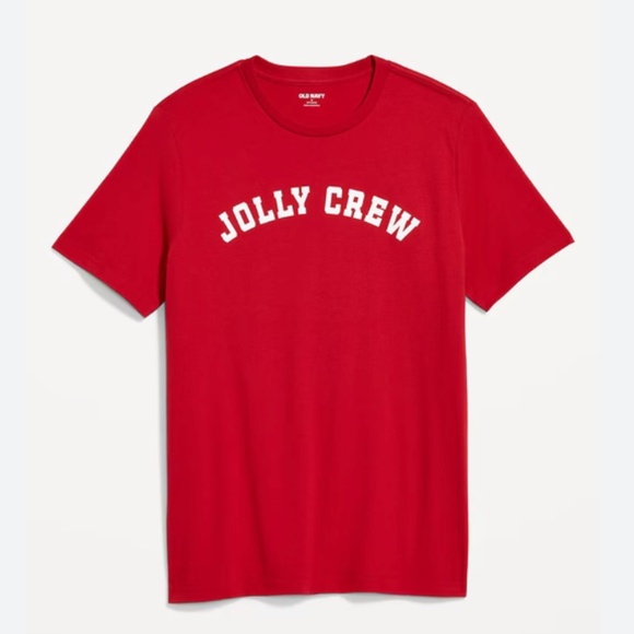 Old Navy Jolly Crew holiday tee NWT NIP - Picture 2 of 2